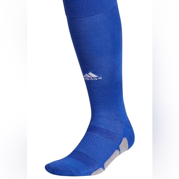 adidas blue medium Unisex-Adult Utility All Sport Over the Calf Socks one pair - Picture 1 of 4